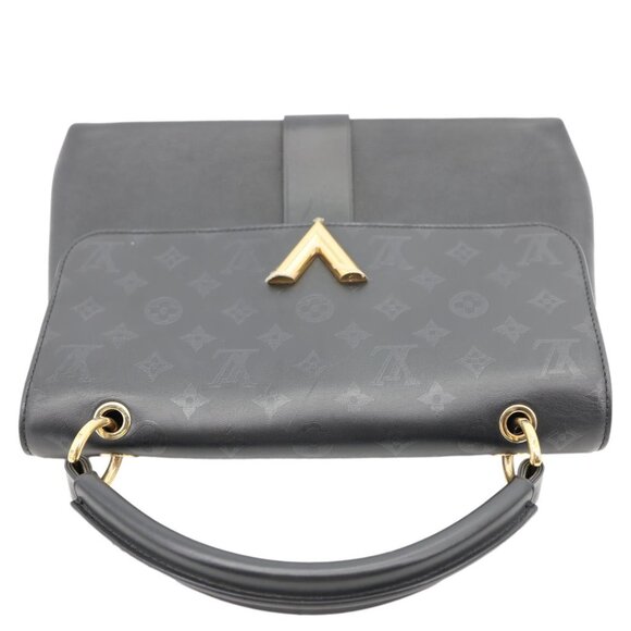 Louis Vuitton  Very One Handle Monogram Leather Shoulder Bag Black - Picture 4 of 12